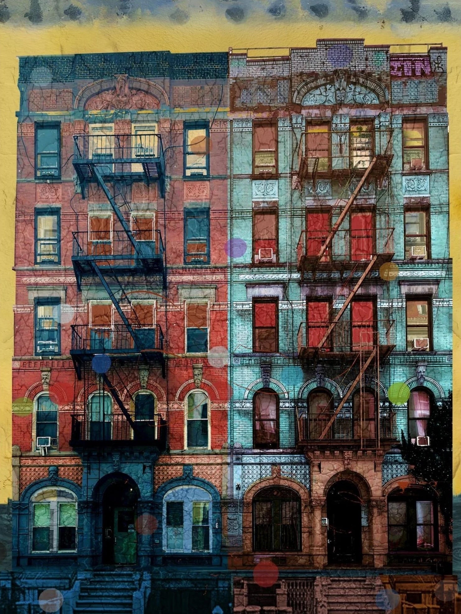 Five Stories: Allegorical City Landscape by Bob Holmes